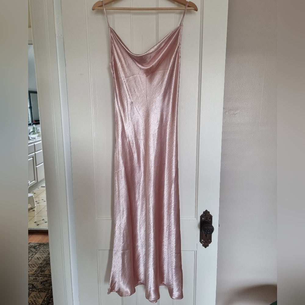 Club L London Ballet Pink Slip Dress